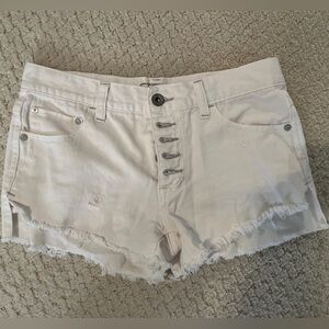 Free People White Shorts